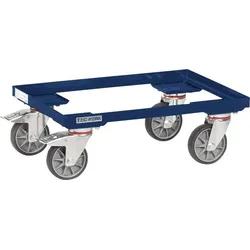 Tecwerk Kistenroller Trgf.250kg TPE-Bereifung L605xB405mm Winkelstahl saphirblau