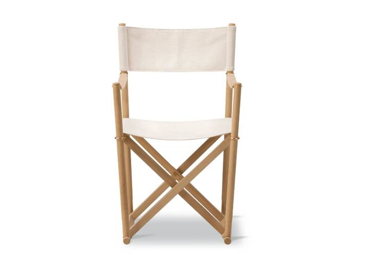 Fredericia Furniture MK16 Folding Chair Stuhl Off white-hellgeölte Eiche