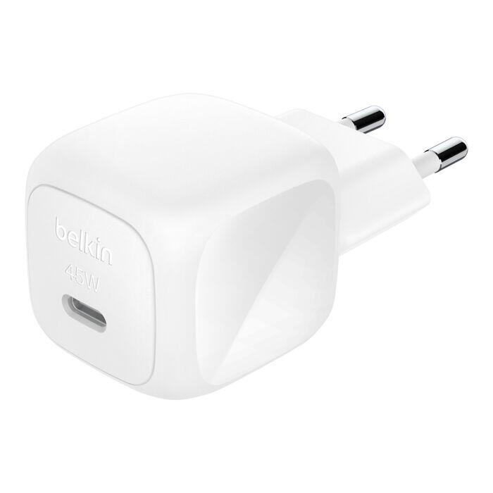 Belkin BoostCharge Kompaktes 45 W USB-C Ladegerät, weiß WCA013kqWH
