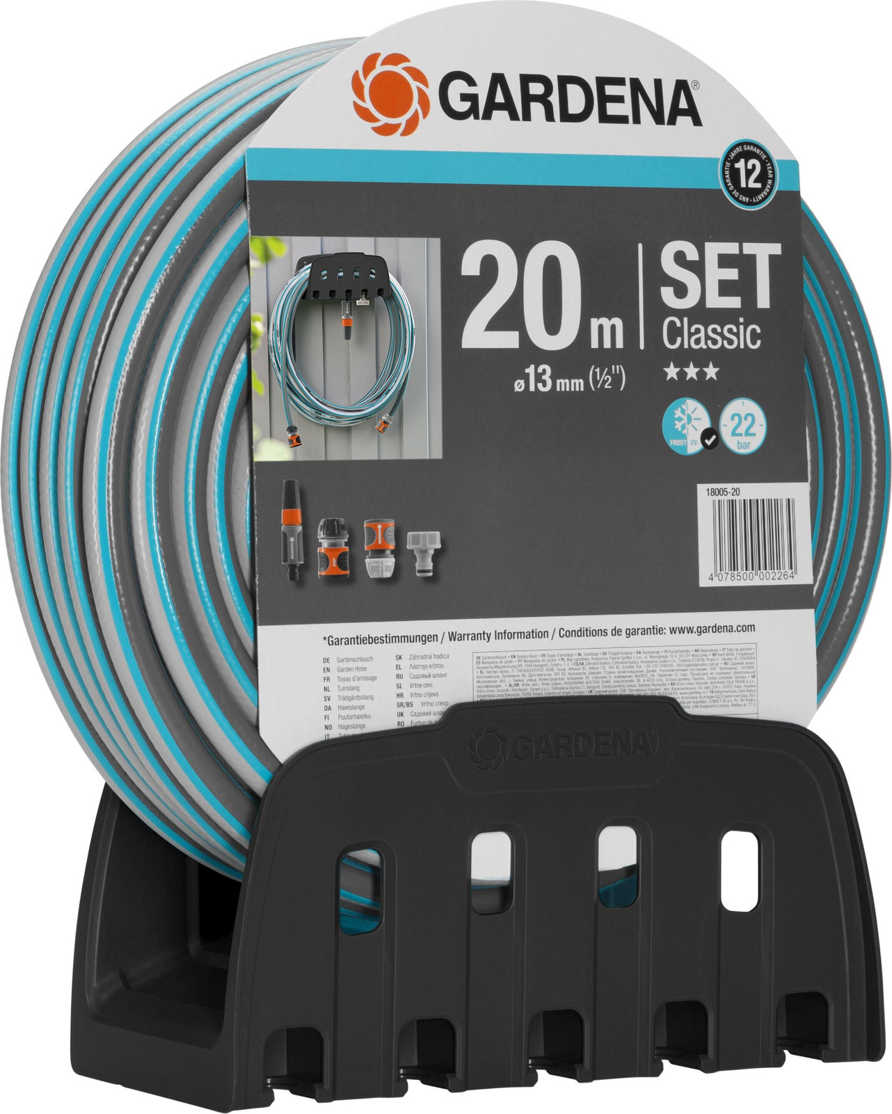 Gardena Wandhouder met 20 meter Classic-slang
