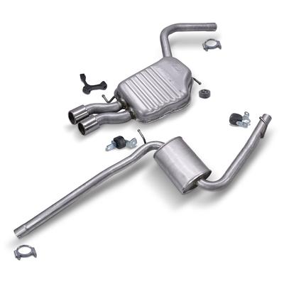 Bestprice Schalldämpfer Set + Montagematerial [Hersteller-Nr. 40843102] für Audi