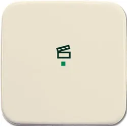 Busch-Jaeger Wippe 1-fach, Symbol Licht weiß 6233-10-212