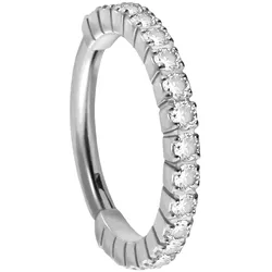Titan Segmentring Clicker EINGEFASSTE KRISTALLE