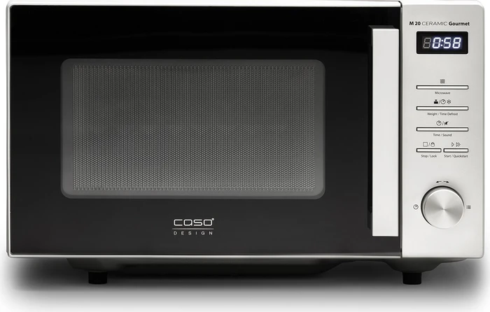 caso M 20 Ceramic Gourmet Mikrowelle 700 W silber