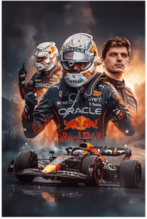 Inspire Picks Verstappen F1 Canvas Poster Formula 1 Racing Wall Art Decor r1490 20x30cm No Frame