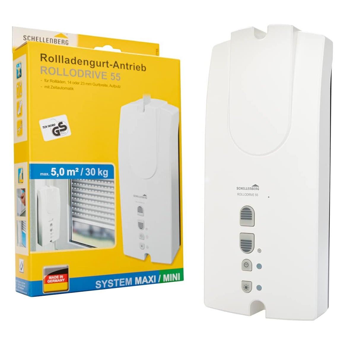 Schellenberg Avvolgitore a Cinghia Elettrico RolloDrive 55 (22755)