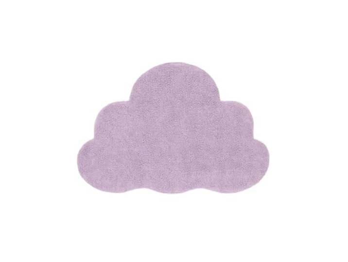 RugVista Happy Cloud Kinderteppich, 100 x 150 cm, Lila Moderne, Kinder, Niedriger Stapel, Maschinenwäsche, Oeko-Tex 100, Ohne gefährliche Chemikalien, Kinderzimmer