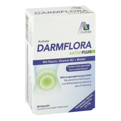 Darmflora Aktiv Plus 100 Mrd.Bakterien+7 Vitamine 80 St Kapseln