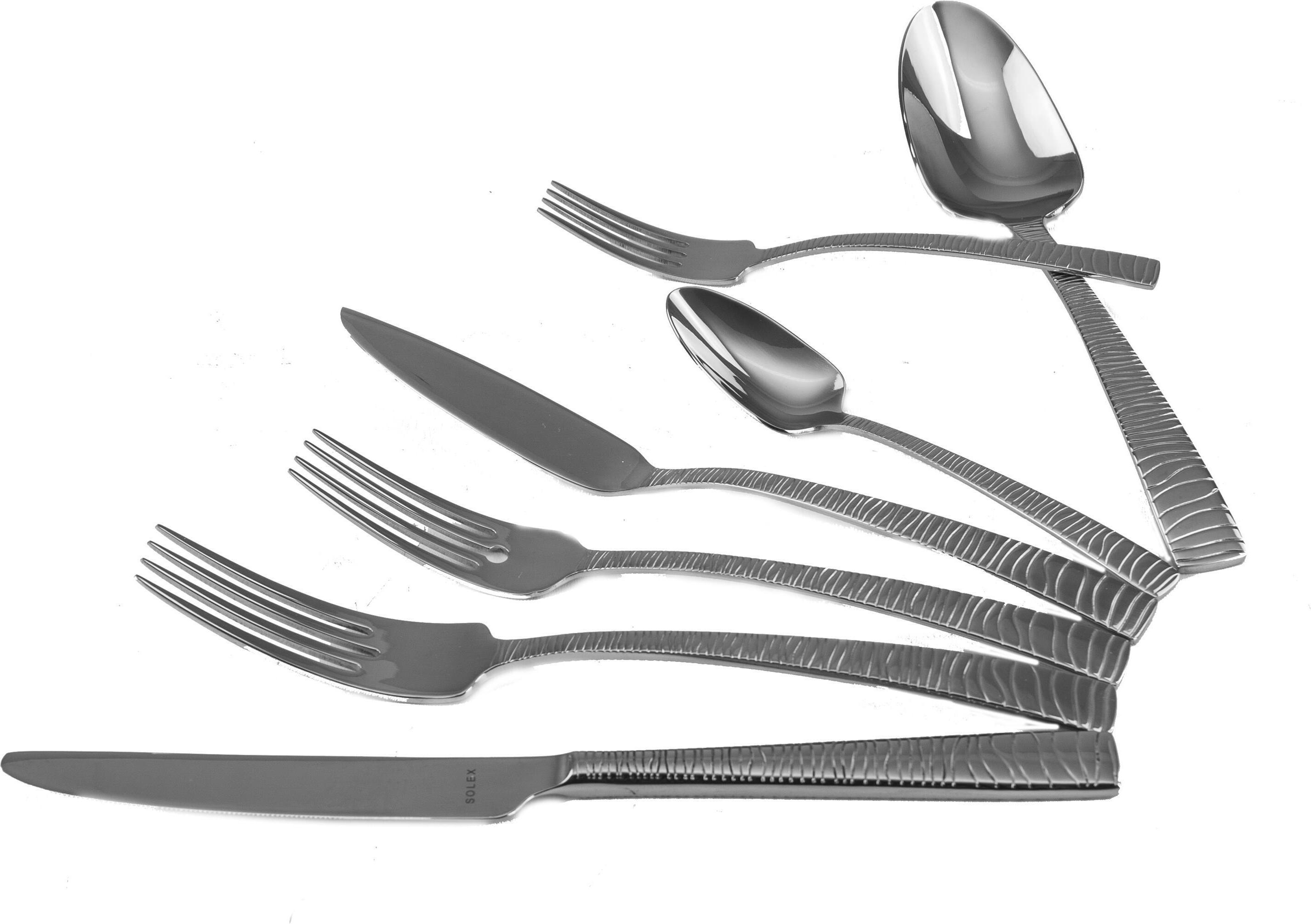 Solex Alexa Besteckset 84 teilig für 12 Personen inklusive Fischbesteck