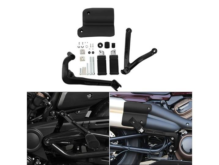 Supports de repose-pieds de passager, Kit de montage de protection pour Harley Sportster S RH1250S 2021 – 2024