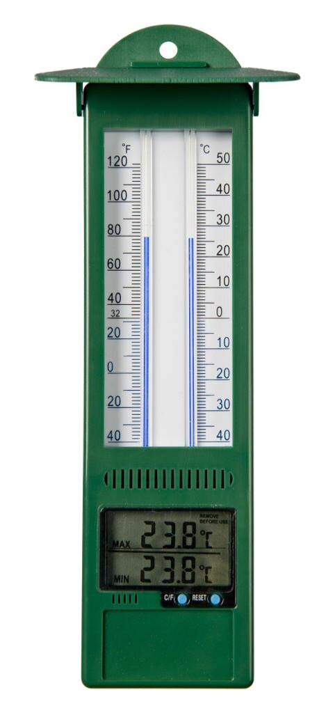 Nature digitale thermometer voor de moestuin, groen