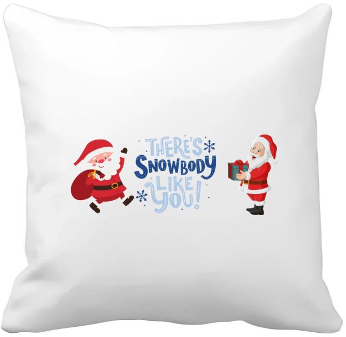 Akyol Kerst kussenhoes - There's Snowbody Like You - 40 x 40 cm