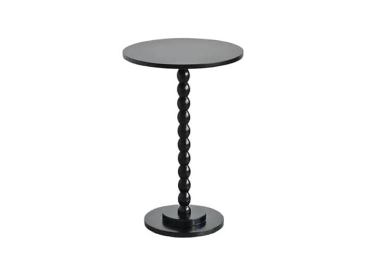 EKalgretrA Massivholzkantentisch, Sofa-Ecktisch Runder kleiner Couchtisch for den Haushalt(Color 1)
