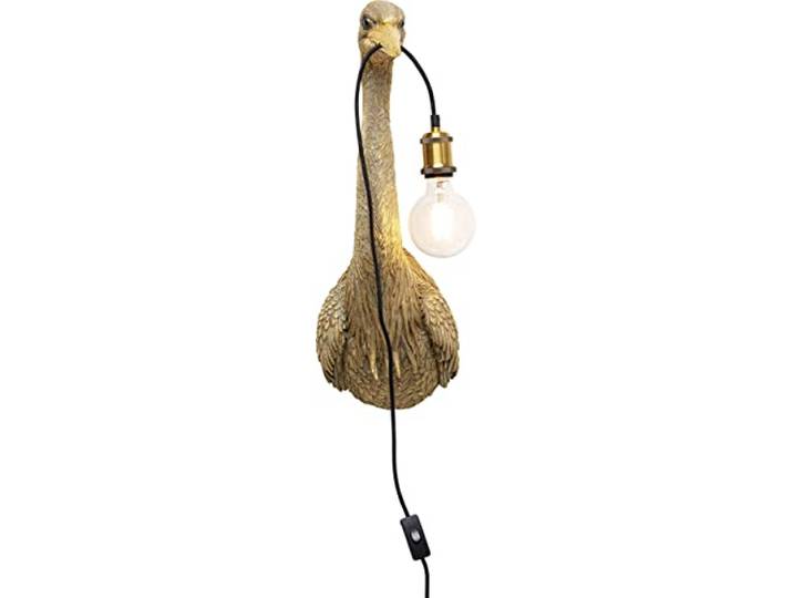 Kare Design Wandleuchte Reiher Kunstharz, gold, Höhe 57 cm