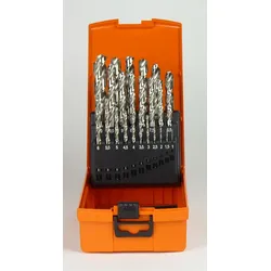 Projahn Bohrer-Kunststoff-Kassette HSS-G geschliffen - 25-teilig - 1-13/0,5mm