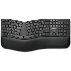 Kensington Pro Fit Ergo Wireless Keyboard (US, Kabellos), Tastatur, Schwarz
