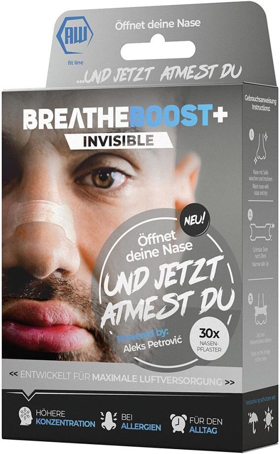 Breatheboost+ Invisible Nasenpflaster Transparent