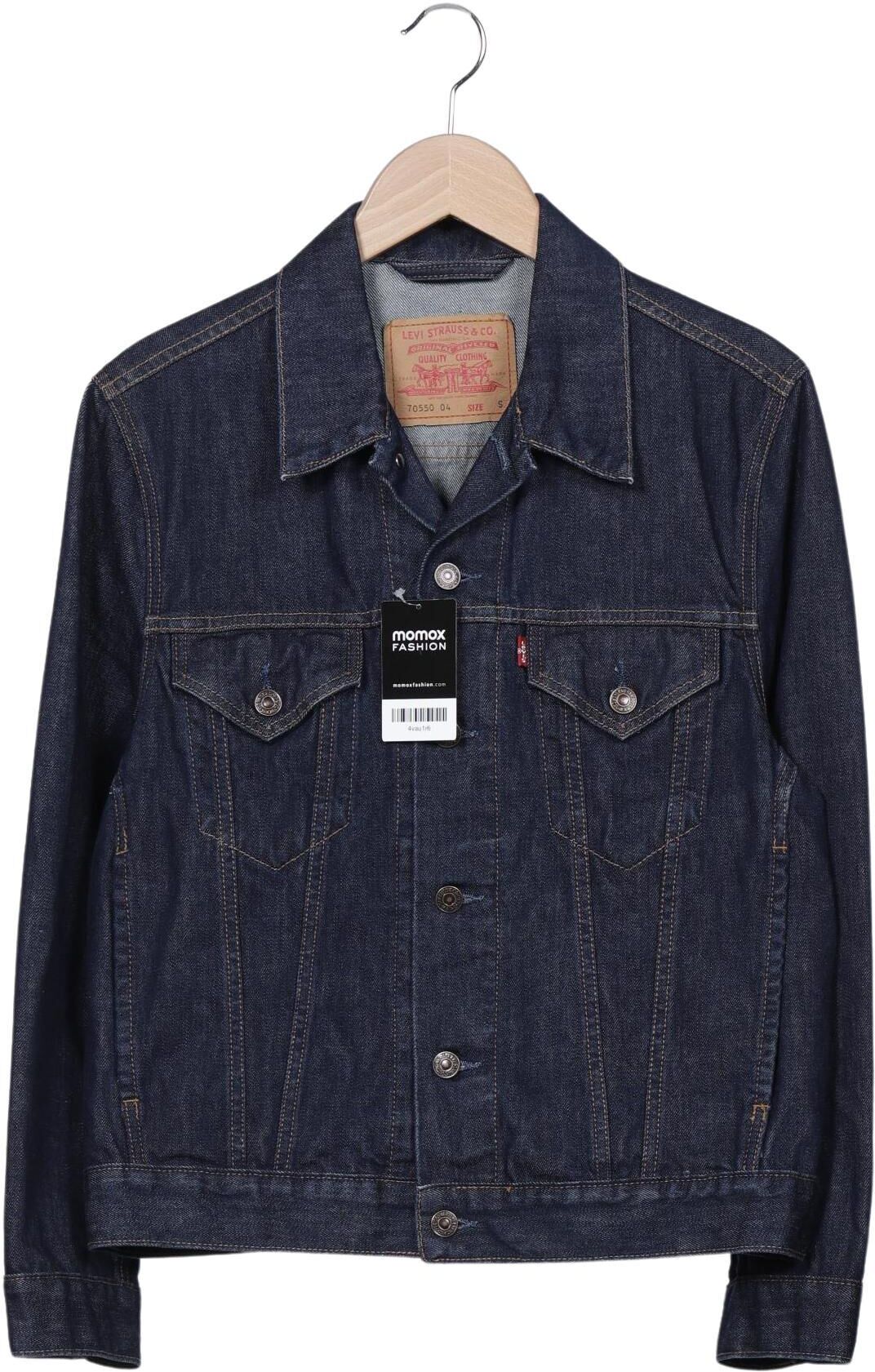Levis Herren Jacke, Marineblau, Gr. S, Baumwolle - Second Hand