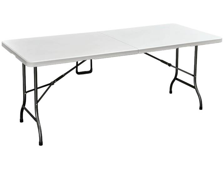 Gartentisch GARDEN PLEASURE MUFARO , weiß, B:75cm H:74cm T:180cm, Tische, Gartentisch