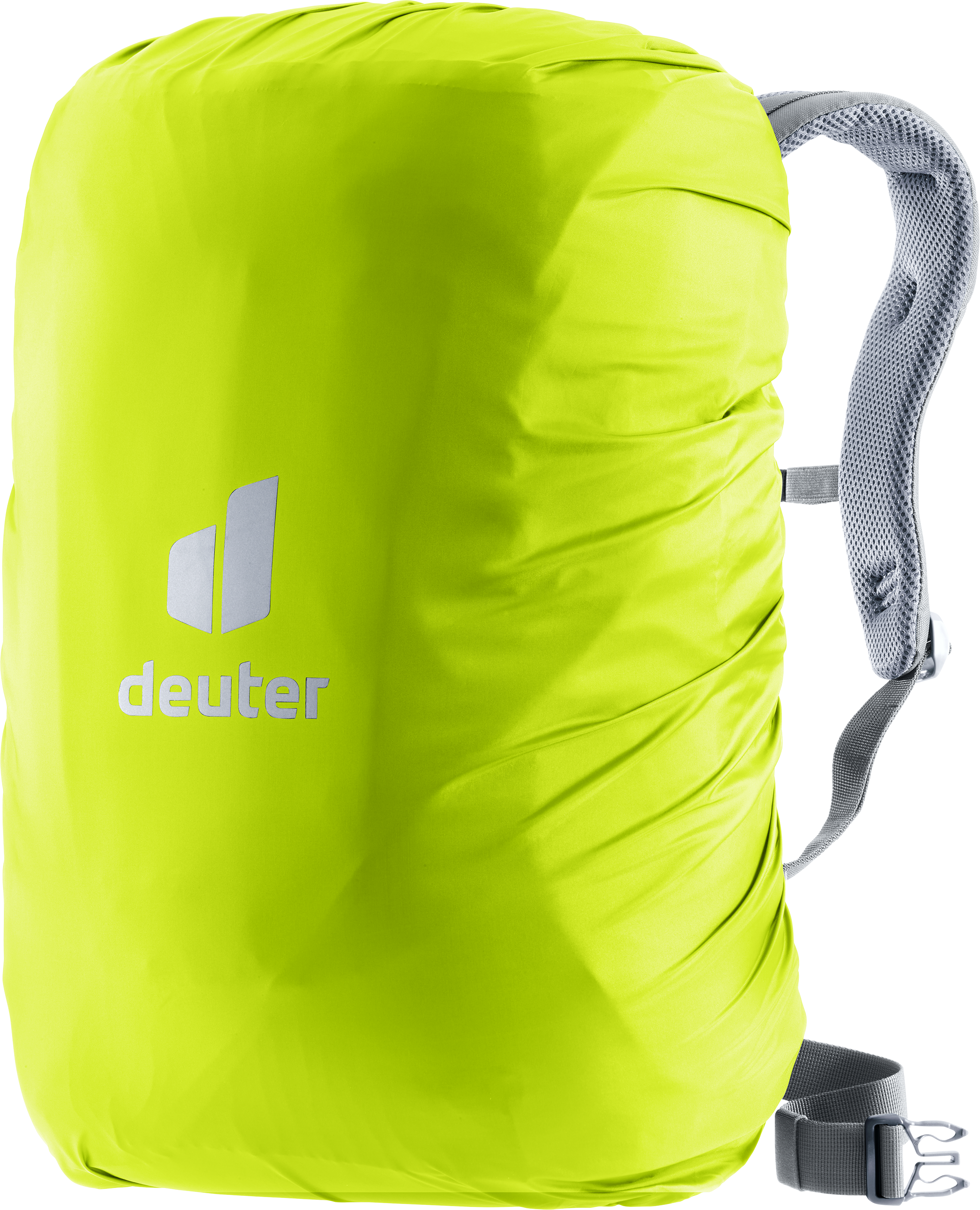 Rucksack-Regenschutz DEUTER "Raincover Square 20-32 L", gelb (neon), Regenschutz, Kunststoff, Rucksack-Regenschutz, mit PU-Beschichtung, wasserdicht, mit reflektierenden Elementen neon Einheitsgröße
