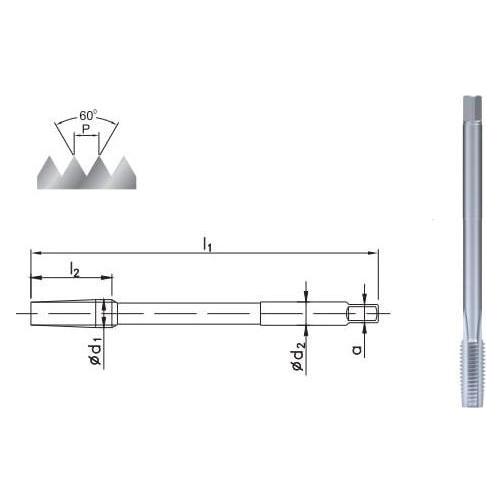 Fanar Maschinengewindebohrer M7 verlängert (F1-151001-0070) (F1-151001-0070)