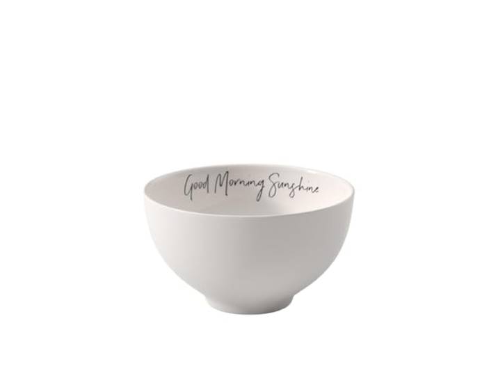 Villeroy & Boch – Statement Müslischale Weiß, Schwarz, Spülmaschinenfest, Mikrowellensicher, Schüssel, Bowl, Schale, Premium Porcelain