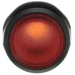 ABB MP2-11R Leuchtdrucktaster, rot, flach-verrastend, Frontring, Kunststoff schwarz beleuchtbar 1SFA611101R1101
