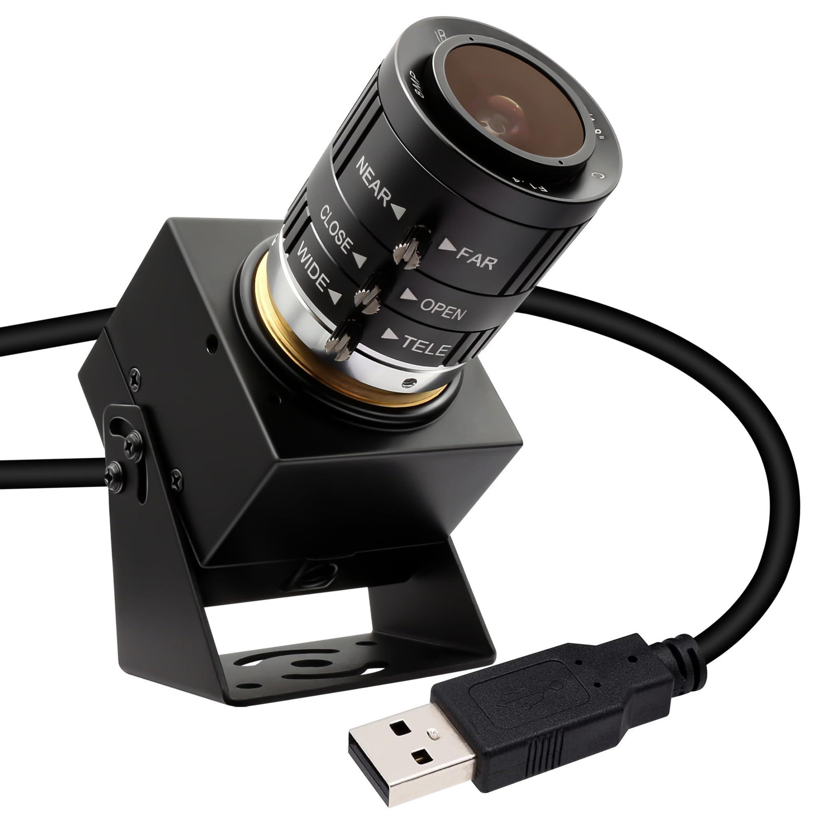 Selius 12MP 4K Webcam - Hoge snelheid USB-camera voor industrieel gebruik