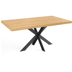 Elfo Esstisch Tim 180 x 100 cm Holz Eiche Bianco