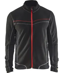 Microfleecejacke "4997" - S - schwarz