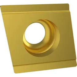 Wendeschneidplatte 6298 CCHX09T302FL-216 DIN ISO 6987 VHM TiN