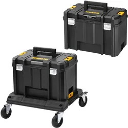 DeWalt, Werkzeugkoffer, DWST1-71229 TSTAK Cart Rollbrett + 2x DWST1-71195 TSTAK VI Koffer (3 Teile)