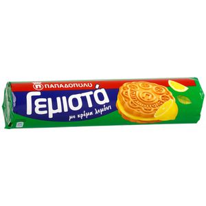 Papadopoulos Kekse Biscotello Gemista, mit Zitronen-Cremefüllung, 200 g