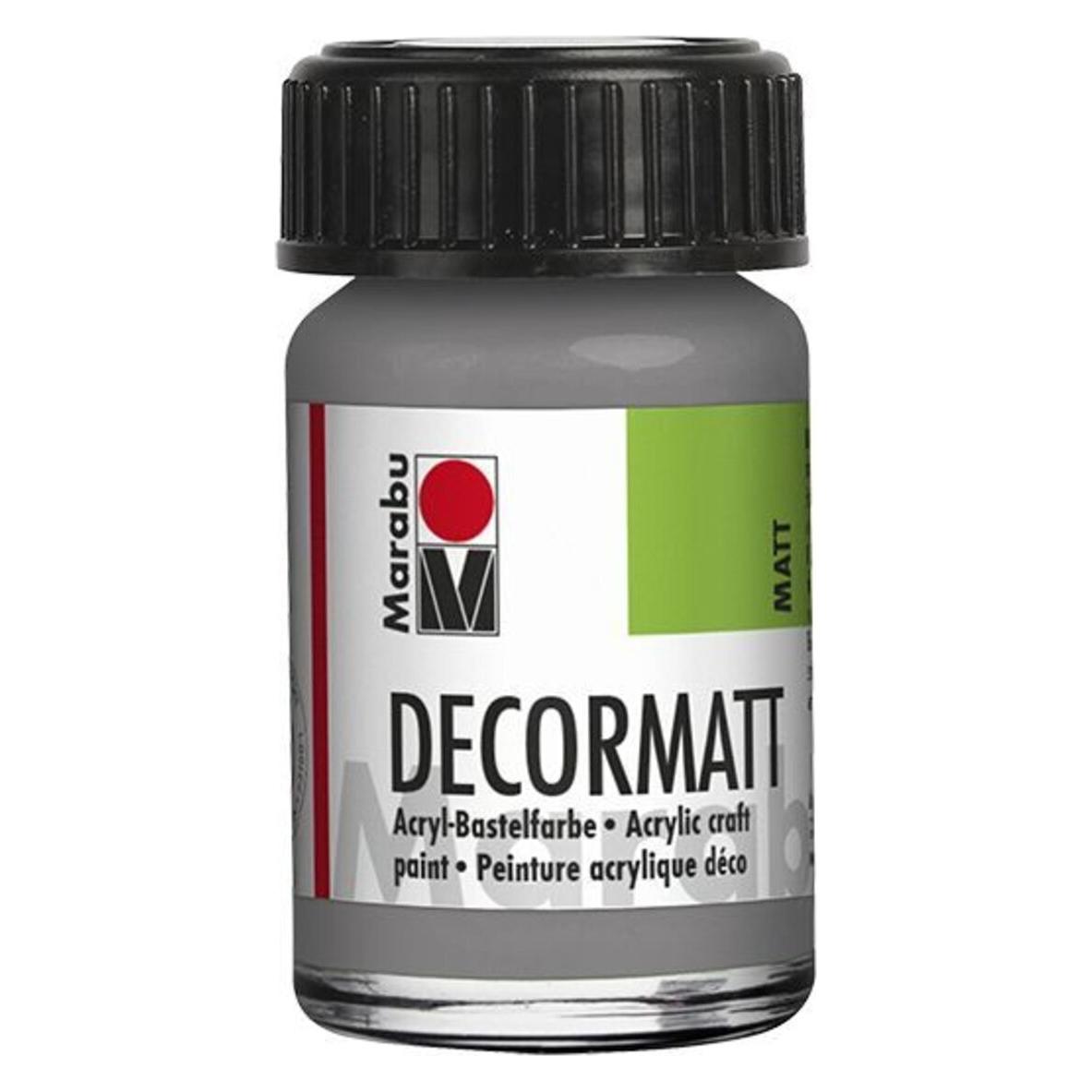 Marabu Decormatt Acryl hellgrau (15 ml) (14010 039 278)