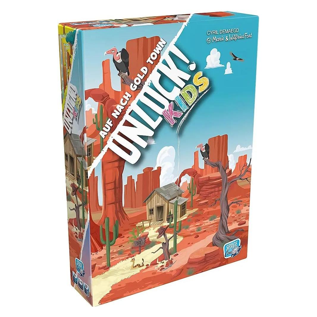 Asmodée SCOD0116 - Unlock! Kids: Auf nach Gold Town, Rätselspiel, für 1-4 Spieler, ab 6 Jahren (DE) (Deutsch, 1 - 4 Spieler) (SCOD0116)