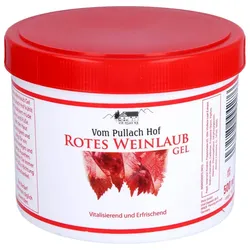 Rotes Weinlaub Gel