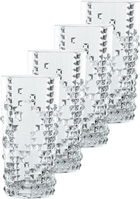 Nachtmann PUNK Set Longdrinkgläser - 390 ml - 4 Stück, 4 Stück