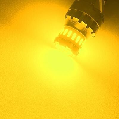Inspired Living AUXITO 2 Pack 1156 LED Bulb 1157 LED Bulb Upgrade (BA15S BAY15D) For Brighter Brake, Reverse & DRL Lighting yellow 1157 Bay15d P21 5w