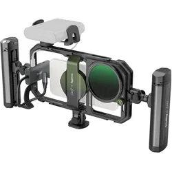 SmallRig Brandon Li All-in-One Mobile Video Kit (Cage, Griff, Schwebestativ), Video Zubehör, Schwarz
