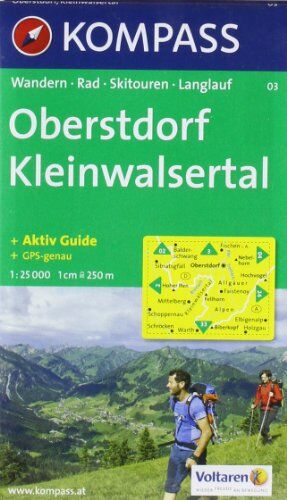 Oberstdorf, Kleinwalsertal: Wandern / Rad / Skitouren / Langlauf. GPS-genau. 1:25.000 - Preis vom 30.09.2026 22:30:23 h
