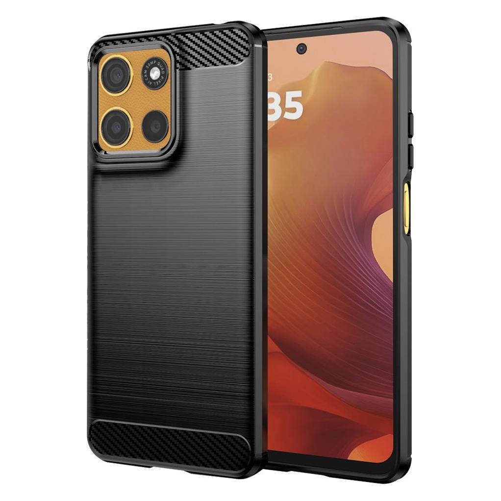 Techsuit - Carbon Silicone - Motorola Moto G15 / G15 Power - Black (Motorola Moto G15) (56364394)