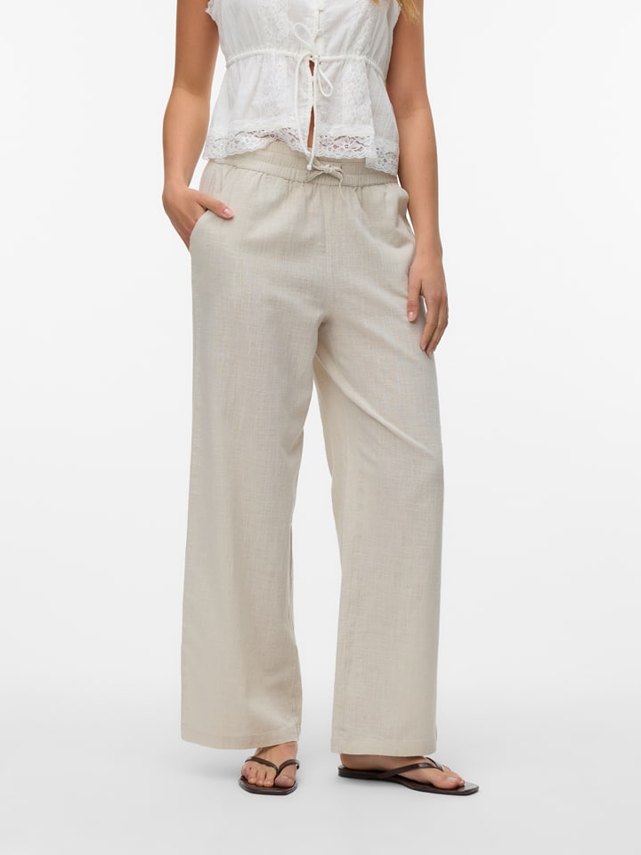 Vero Moda Hose in Beige - XS