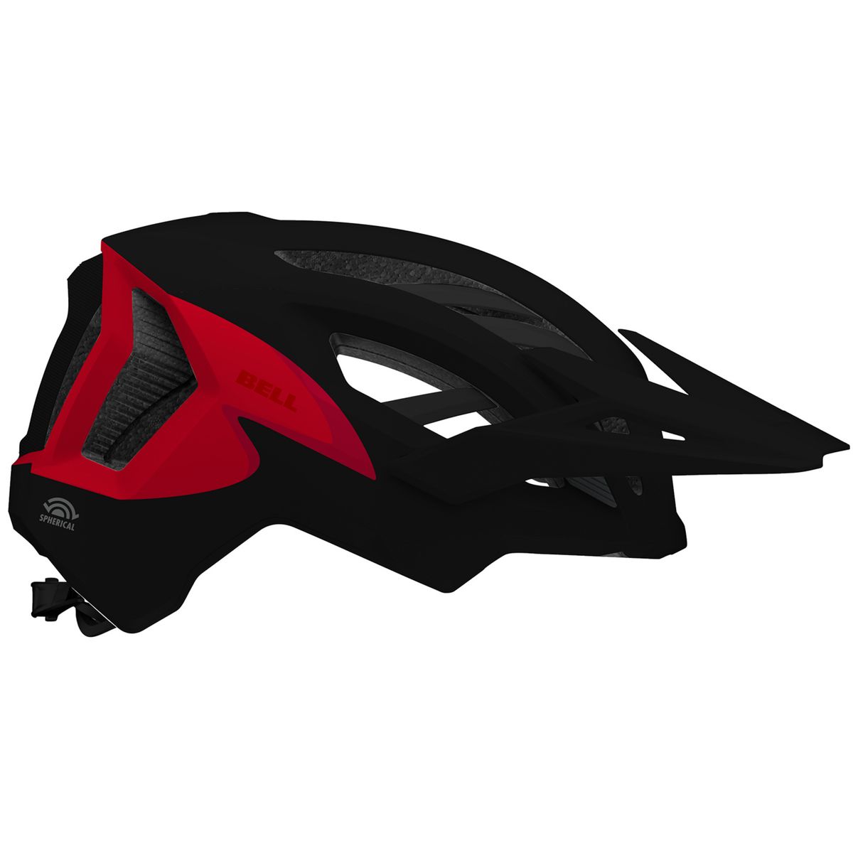 Bell 5FIFTY Spherical Fahrradhelm fluid black/red S 210270019