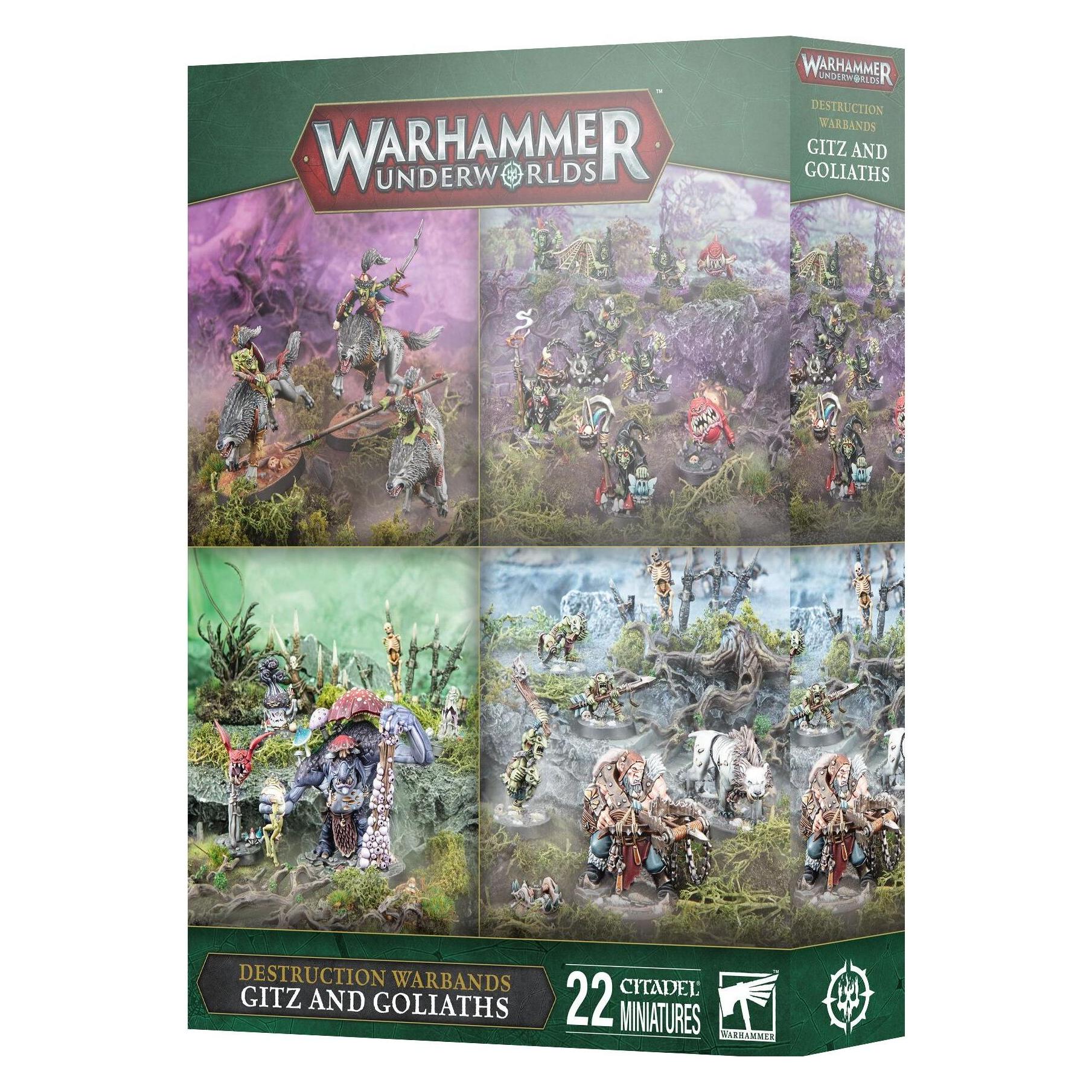 Games Workshop Warhammer Underworlds : Bandes de la Destruction : Colosses et Avortons (Kunststoff) (109-43)