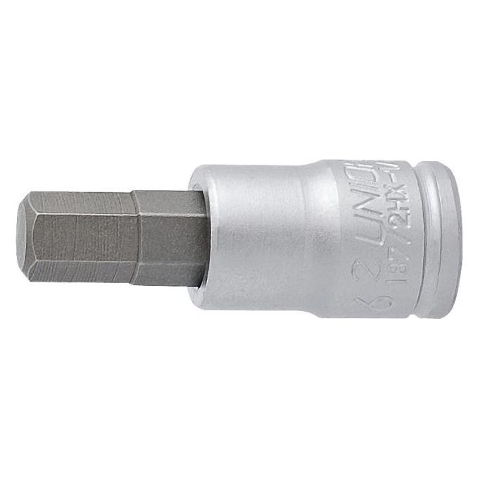 Unior 187/2HX Schraubendreher-Einsatz für Innensechskantschrauben, 1/4", 4mm (Innensechskant) (607899)