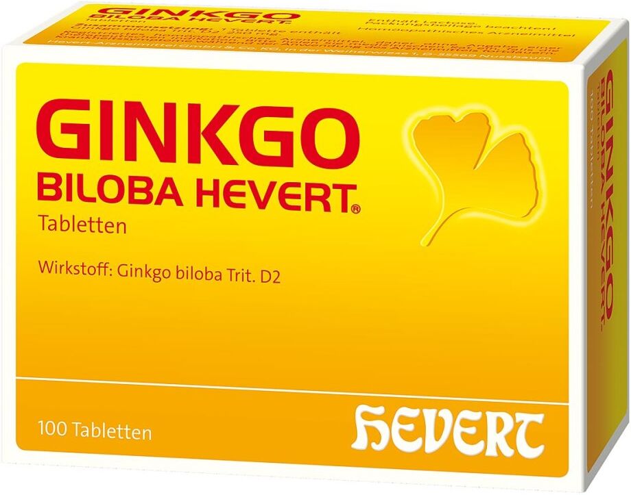 Ginkgo Biloba Hevert Tabletten