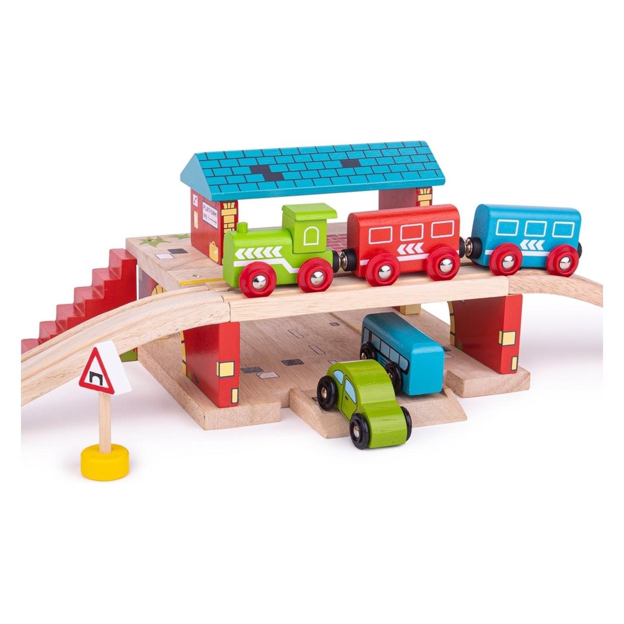 Bigjigs Rail Oberirdischer Bahnhof (BJT237)
