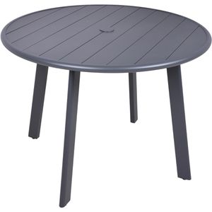 Garden-Pleasure Gartentisch COSTA, Aluminium, anthrazit, Ø 101,5 x 72 cm