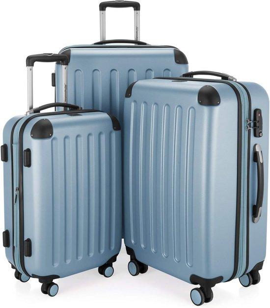 3 Stk Case Set mit Gerätefunktion und TSA-Verriegelung - Ideale Reiselösung
