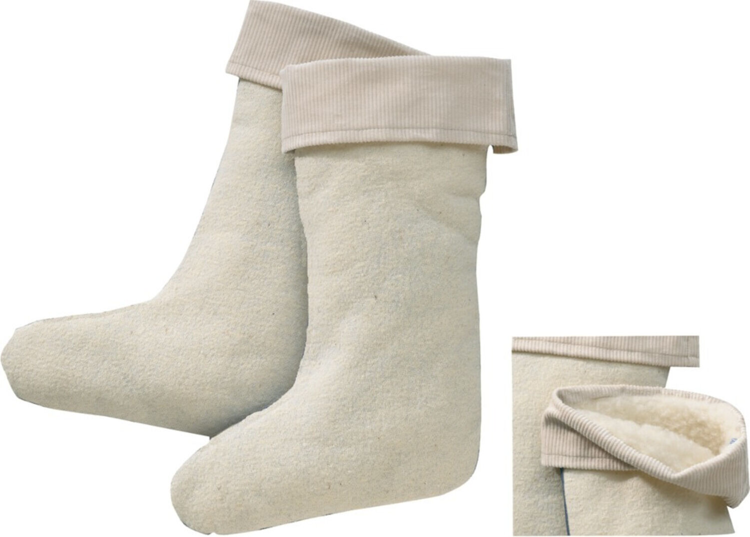 Stiefeleinsatz m. Stulpe, Gr. 47/48 ; Furniturenfabrik Thiel (1025/47-48)